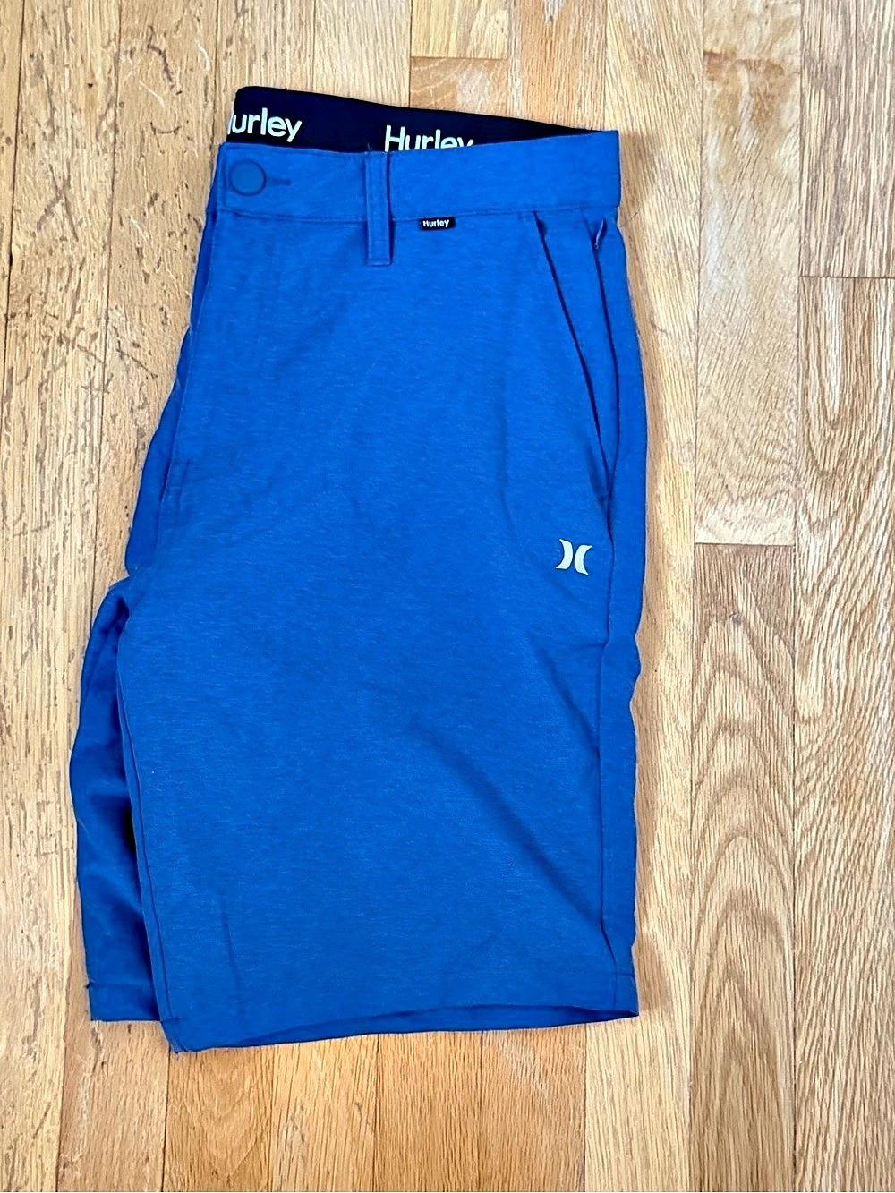 Hurley Hybrid Shorts Blue Waist 32 NWOT